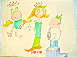 The Frog Princess & The Prince, by judy